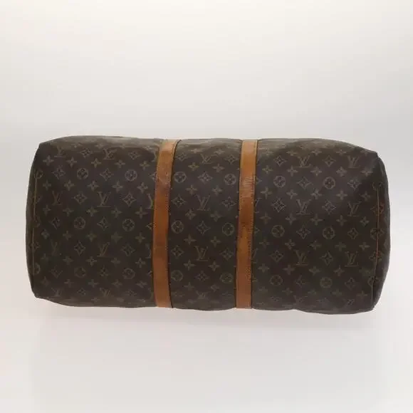 LOUIS VUITTON Monogram Keepall 55 Boston Bag M41424